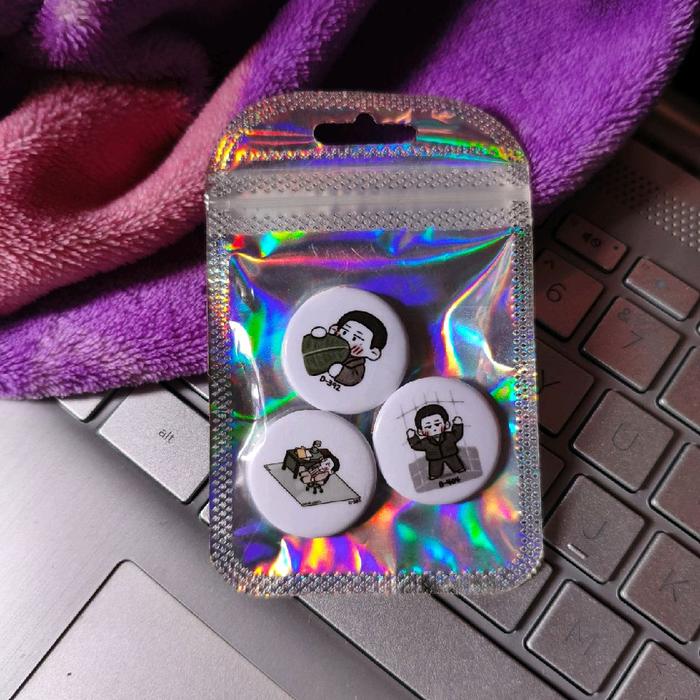 Pin Button RM RPWP Kim Namjoon 25mm - Free Freebies Photocard One Set Badges Rap Monster BTS Bangtan