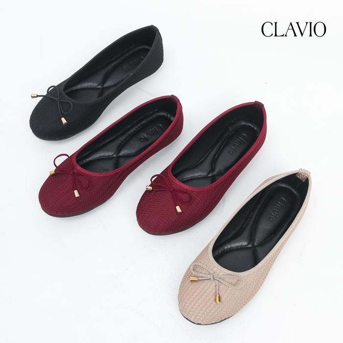 Clavio Eudora Sepatu Wanita Flat Shoes Super Empuk
