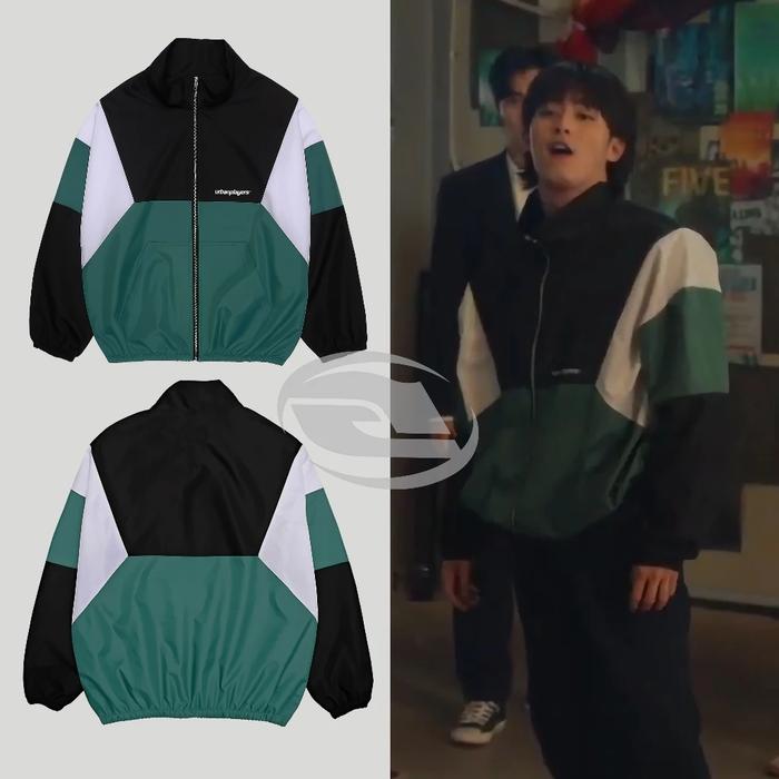 Old Tracker Jacket Nam Seung Sik One High School Hero | Jacket Vintage Outfit Drama Korea Pria Overs