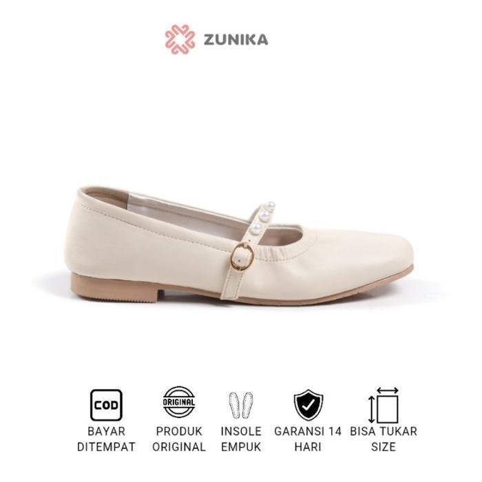 Zunika Kyomi Flat Shoes Wanita Korea Premium