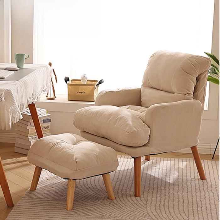 Living room single sofa chair Home  recliner chair Balcony relaxing corner armchair study computer o