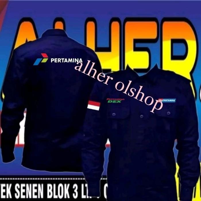 kemeja Pertamina dex baju Pertamina dex seragam Pertamina dex kemeja kerja Pertamina dex baju kerja