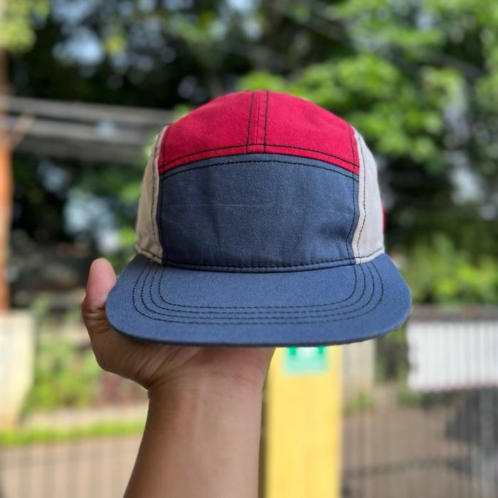 Topi 5 Panel Two Tone - Second Original