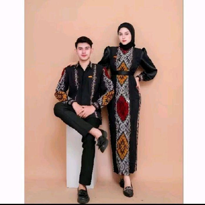 ANANTA ~ PROMO padma merah maroon, baju couple tenun kondangan,gamis syar'i, GAMIS VIRAL, tenun jepa