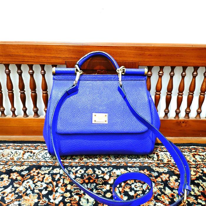 tas sling bag dolce & gabbana warna ungu