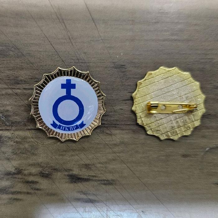 Pin logo HKBP Huria Kristen Batak Protestan