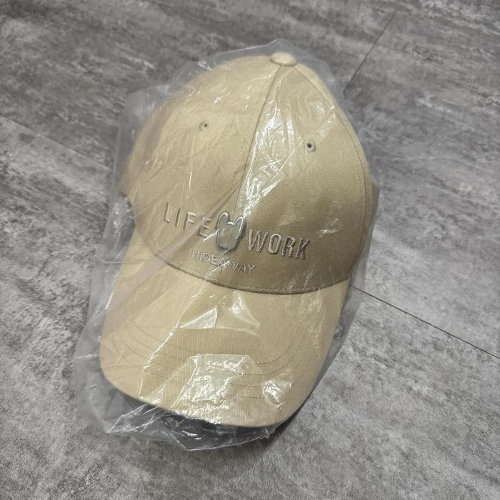 LIFEWORK Hideaway Metal Radog Font Logo Cap Topi Original