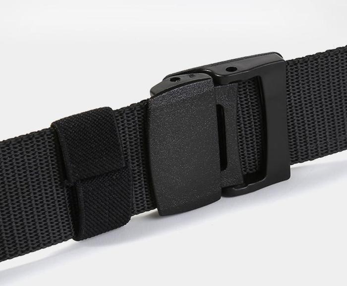 Bitzen Ikat Pinggang Pria Canvas Tactical Military Belt Sabuk Pria Anti Metal Detector II RestiStore