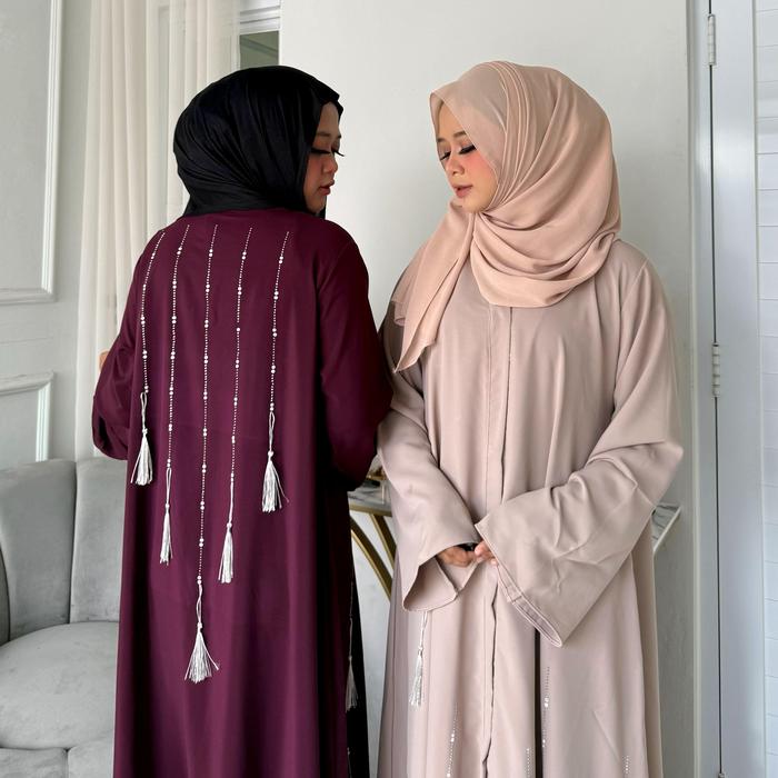 SAFA ABAYA // ABAYA TERBARU// GAMIS WANITA MUSLIM// ABAYA LOKAL //ABAYA MEWAH// ABAYA SIMPLE// ABAYA