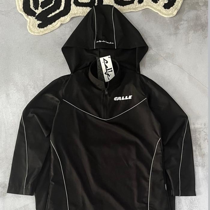 Calle De Larache 100% Original | Jubah Calle Black and White | Free Box Calle