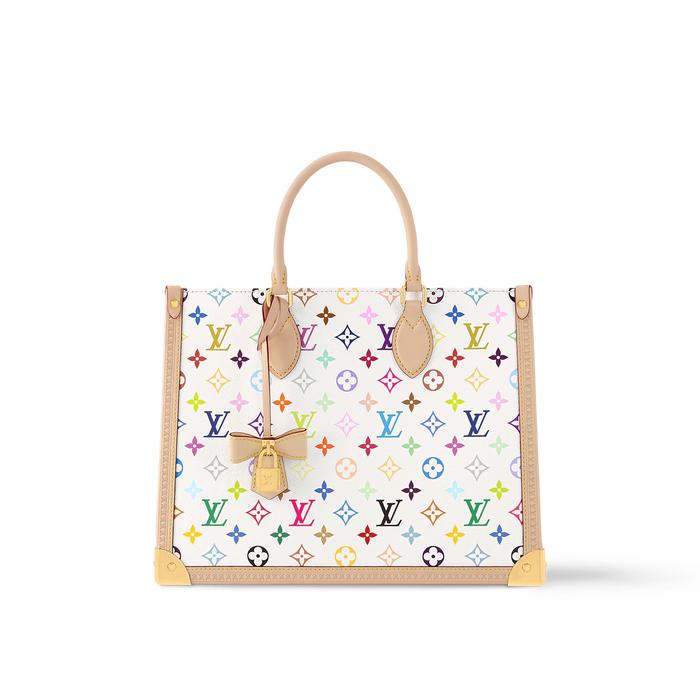 Louis Vuitton,LV x TM On-the-Go Trunk MM bag,white