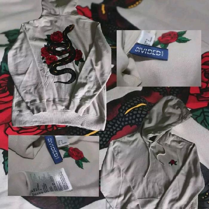 Hoodie H&M Rose snake (Second Brand/preloved)