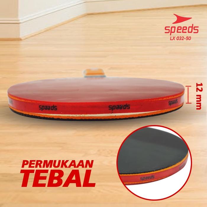 SPEEDS Bat Pingpong Tenis Meja Olahraga Pingpong Raket Karet Rubber Pegangan Kayu Premium 032-50