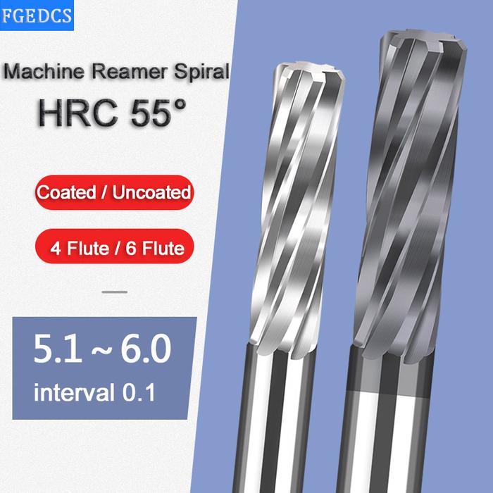Carbide Machine Reamer Spiral 5.1 5.2 5.3 5.4 5.6 5.7 5.8 5.9 5.5