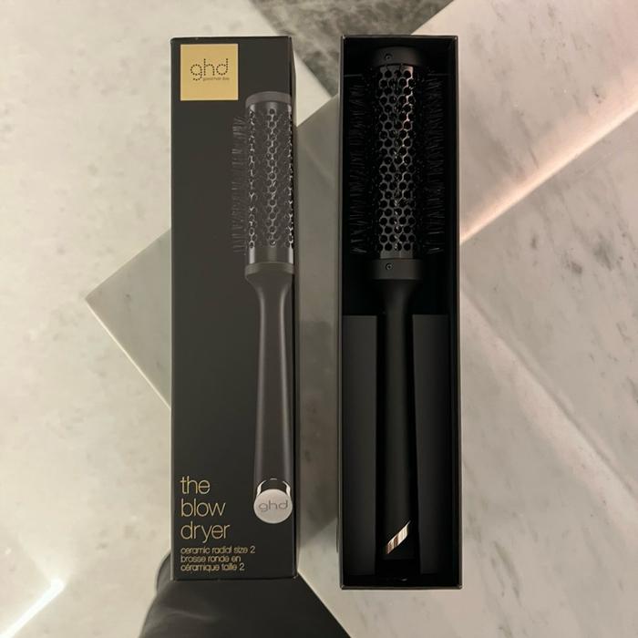 GHD Ceramic Radial Brush & Natural Bristle Radial Brush 100%