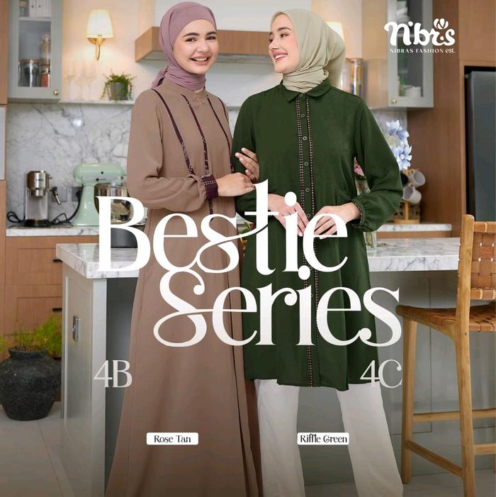 Nibras Bestie Series - Nibras tunik - Gamis Nibras - Tunik Nibras