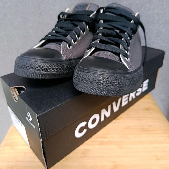 Converse CTAS OX Dark Matter/Black Low Brand New with Box