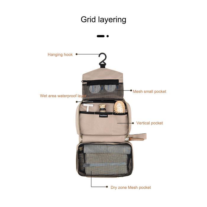 Terlaris Wash Bag Naturehike Sn03 Nh20Sn010 Travel Toiletry Bag High Quality