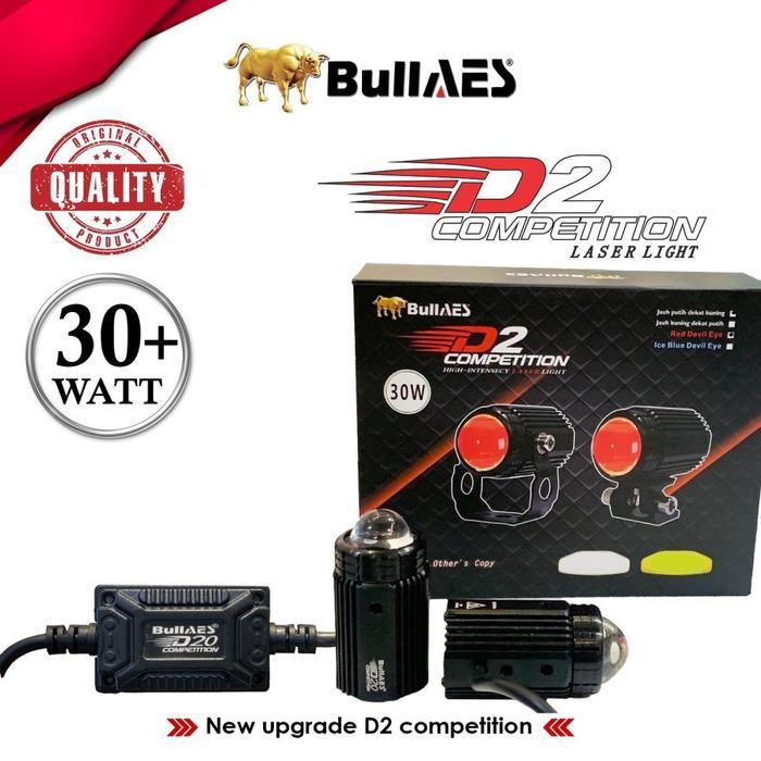 Lampu Tembak Laser Bullaes D2 Competition 30 Watt Devil Eye New BULLAES