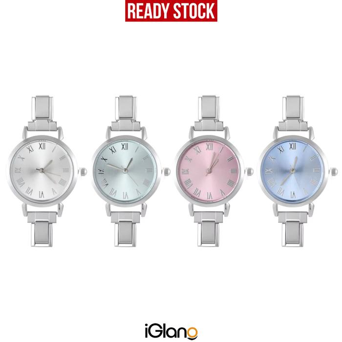 Jam Tangan Italian Charm Bracelet - Italian Charm Watch - Jam Tangan Wanita - ICR015