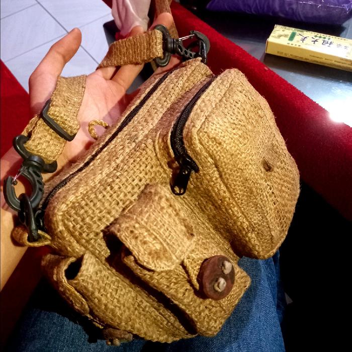 Tas goni Tas selempang goni pria wanita