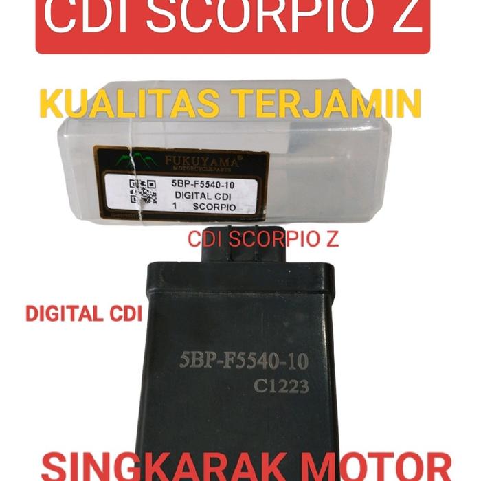 CDI YAMAHA SCORPIO Z KUALITAS KELISTRIKAN DI JAMIN TERBAIK Motorcycle FUKUYAMA ORIGINAL