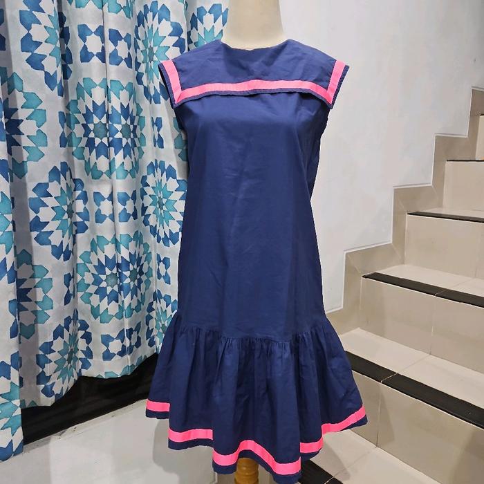 Preloved Dress Navy Sailor