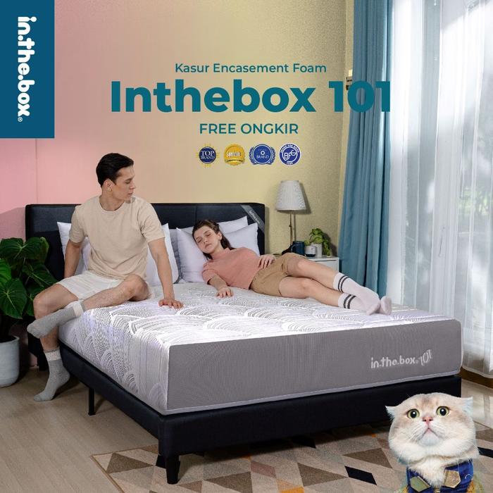 NEW PRODUK Kasur Springbed IN THE BOX 101 - FREE Bantal | Ukuran 90x200, 100x200, 120x200, 140x200,