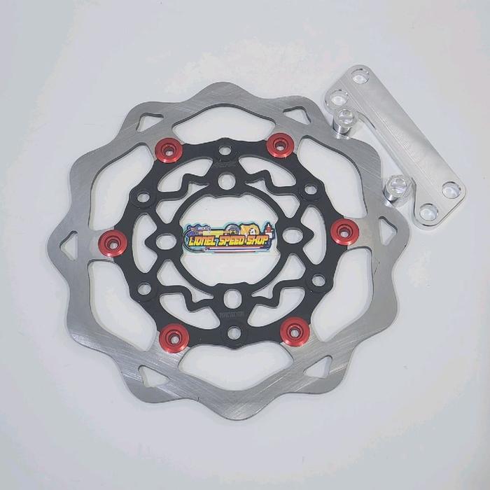 Piringan cakram Galfer 220mm plus breket beat vario scoopy genio mio smile mio soul karbu Motorcycle