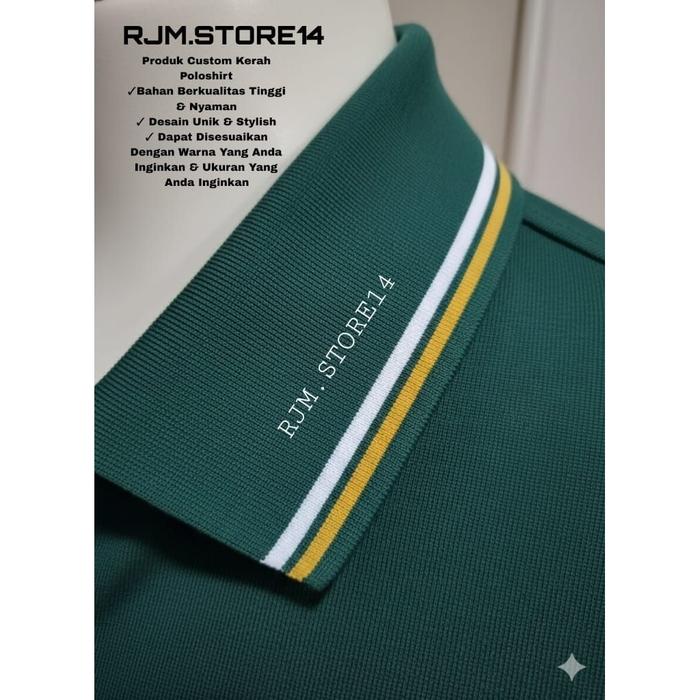 Custom Kerah Poloshirt Rajut Wanky Poloshirt