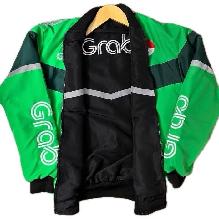 jaket bolak balik grb hijau x grb hitam