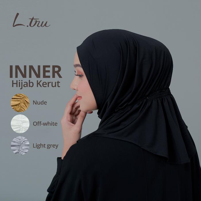 l.tru - inner hijab kerut !!