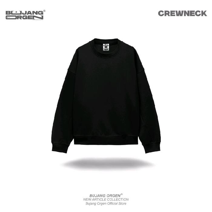 Bujang Orgen - Crewneck Polos Katun Lembut