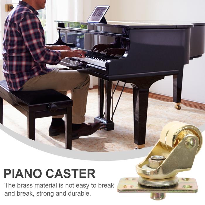 1Pc Upright Piano Casters Piano Accessories Textured Piano Caster