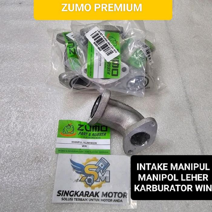 INTAKE  MANIPUL MANIPOL MANIPUL LEHER KARBURATOR INSULATOR HONDA WIN ZUMO ORIGINAL
