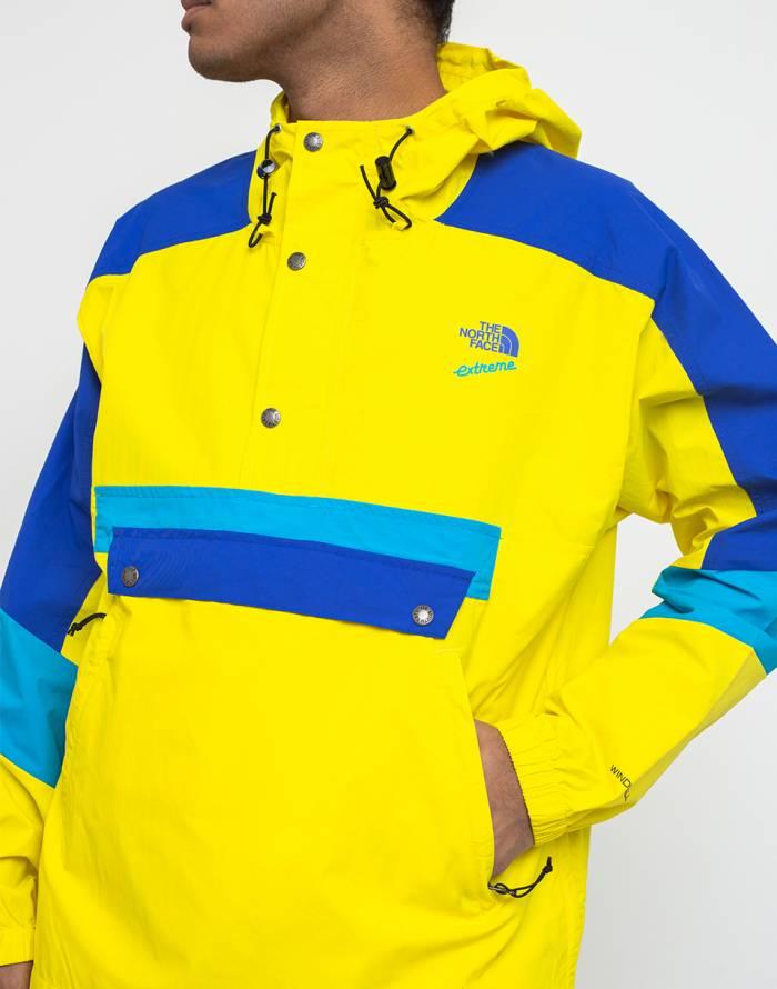 The North Face Extreme Anorak Wind Jaket Outdoor Yellow