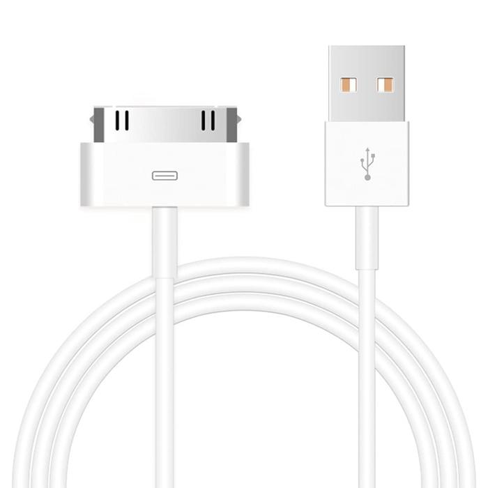 30 pin usb charger cable for Apple iphone 4 4s 3 3GS ipod nano ipad 1 2 3 iphone4 iphone4s 1m 1.5m c