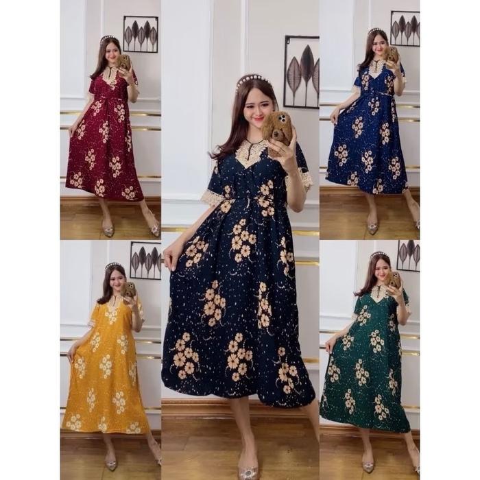 DASTER RENDA ARAB TERBARU DASTER CANTIK LD 110 PB 115 - BAHAN RAYON ADEM - DASTER PEKALONGAN CANTIK 