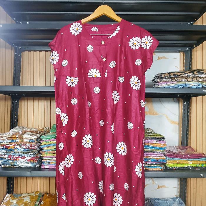 Daster Premium (Motif Bunga Daisy)