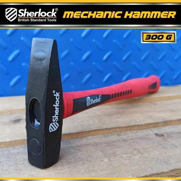 Palu Kaca Ketok Las Sherlock Hammer Gagang Fiberglass Handle