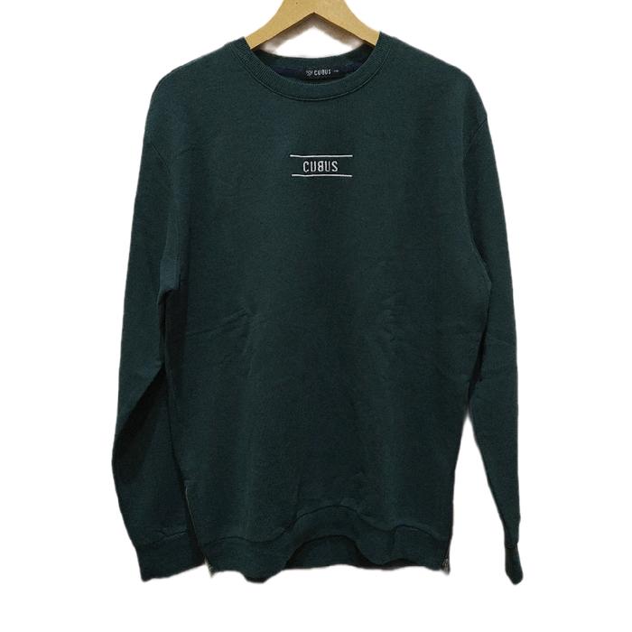 Crewneck Sweater Cubus Hijau Botol