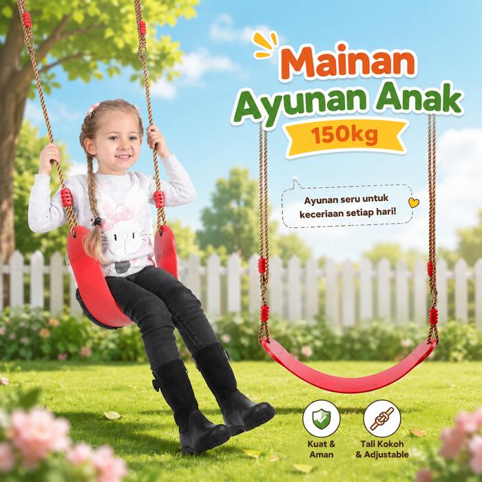 Mtos Jakarta - Ayunan Anak Outdoor | Mainan Playground Rumah | Perlengkapan Bermain Anak