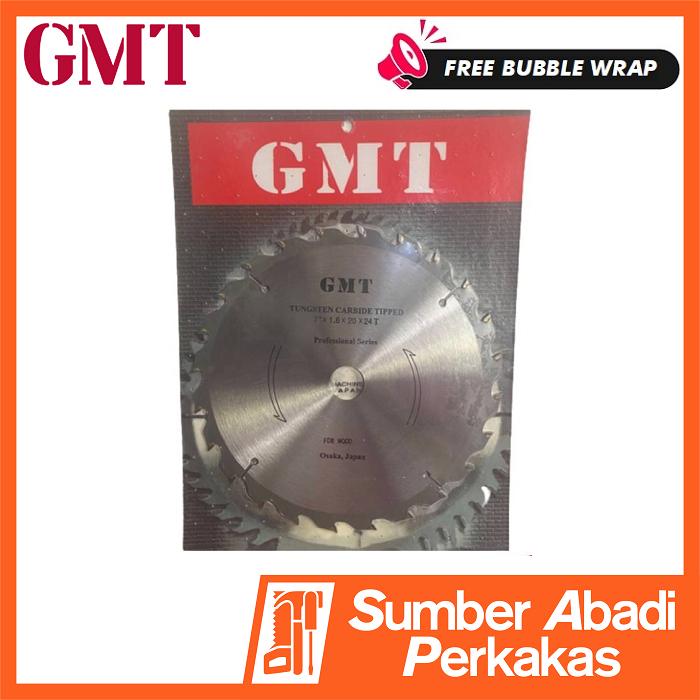 GMT Circular Saw Blade 7 x 24T Thin Tipis Gergaji Potong Kayu Mata Circle