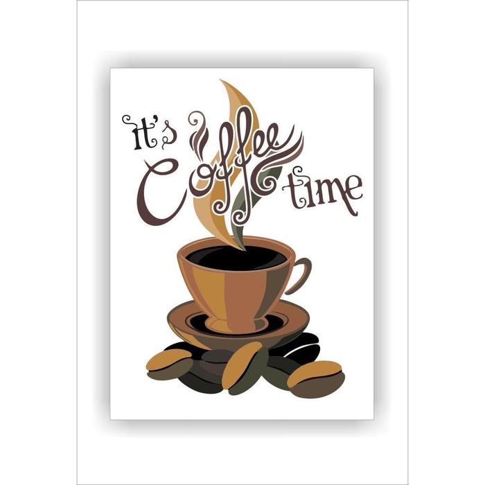 HIASAN DINDING COFFEE SHOP 20X30CM POSTER KAYU KOPI DEKORASI MURAH