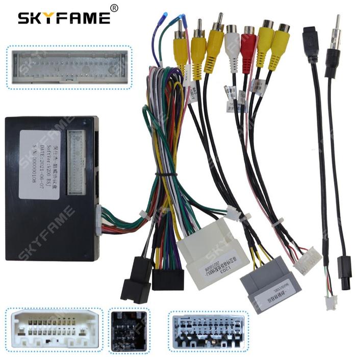 SKYFAME Kabel Mobil Harness Adaptor Canbus Box Dekoder Android Radio