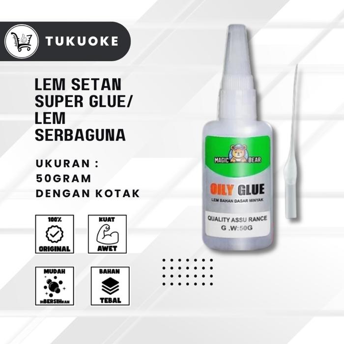 Lem Setan Super Glue/ Lem Serbaguna 50 Gram