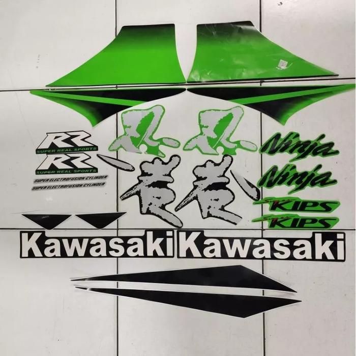 Striping ninja rr SE old 2010 hijau//Stiker ninja rr old OSEAN