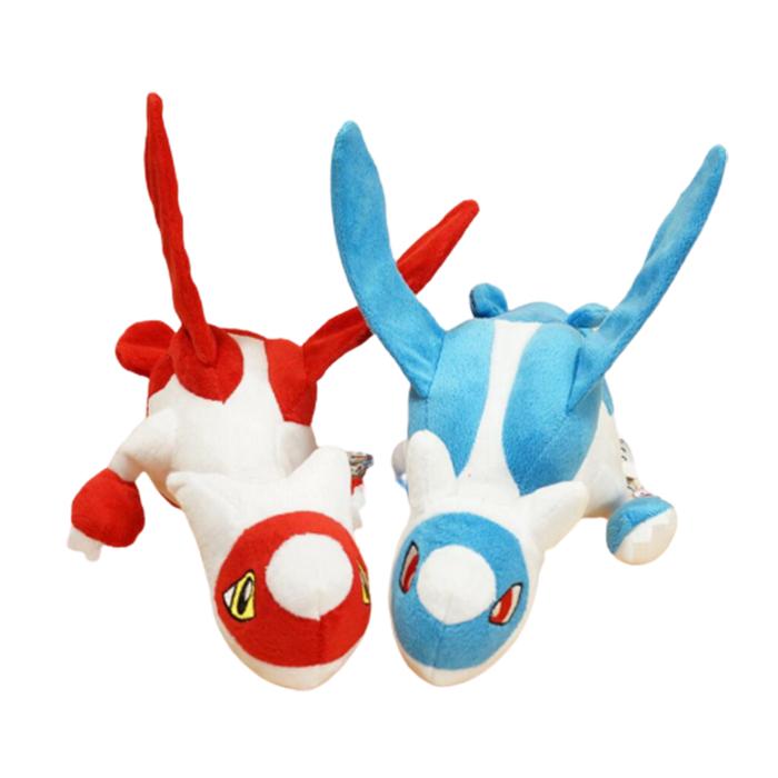 Anime surrounding Latias Latios kawaii plush toys creative blue and