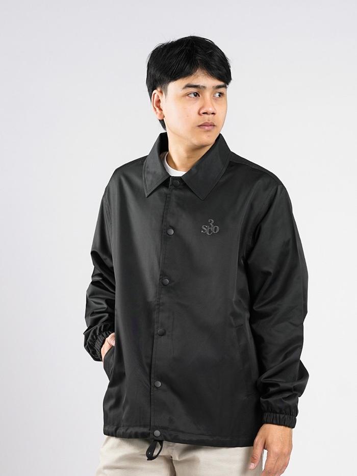 3Second Men's Coach Jacket Regular Fit Twill Detroit HP-130625