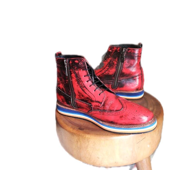 Sepatu branded pria Prada Original high top